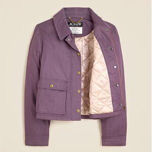 NWT Cropped Barn Jacket in ripstop cotton